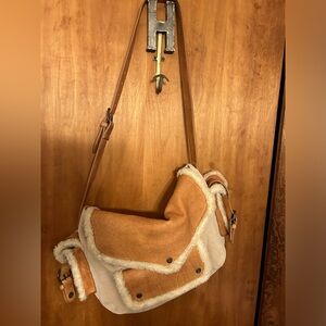 Free People Durango Messenger Bag in Dune